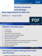 Summary of Infection Prevention Practices in Dental Settings: Basic Expectations For Safe Care