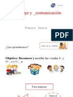 Lenguaje y - Comunicación.: Primeros - Básicos