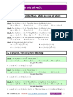  Dạng 52. Tìm phần thực, phần ảo của số phức