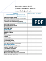 Objetivos Primer Semestre Año 2023 Estudiante: Martina Emilia Recabal Hernández Docente: Claudia Quezada Tapia