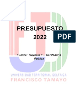 PRESUPUESTO 