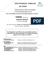 PSYCHOPATHIE ET TROUBLES DE LA PERSONNALITE ASSOCIES - THESE 2009 (198 pages - 1,1 mo)