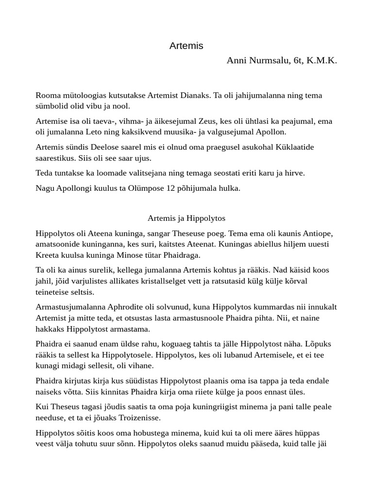 Artemis Pdf
