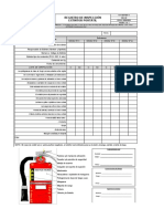 Registro de Inspección Extintor Portátil