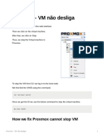 Proxmox - VM No Desliga