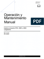 Operación y Mantenimiento Manual: Cadena Compacta 279C, 289C y 299C Cargadores
