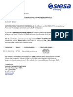 Certificación de Factura Electrónica MT7065