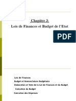 Chapitre 3: Lois de Finances Et Budget de L'etat