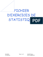 Bac Pro (Corrige) Fichier Exercices Stat