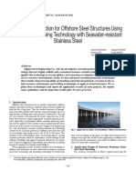 Corrossion Protection of Offshore Steel Structures - Case Study