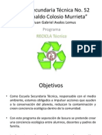 Programa RECICLA Tecnica