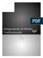 Integrazione Di Diritto Costituzionale