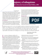 Panorama General: Informe de La Dirección General de Salud Pública, 2001