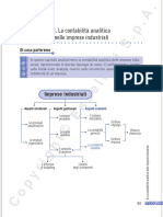 Sintesi Sulla Contabilità Analitica Nelle Imprese Industriali