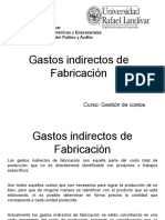 Gastos Indirectos de Fabricación