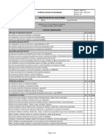 Inspecciones Planeadas: Identificación de La Actividad