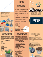 Triptico de Basura