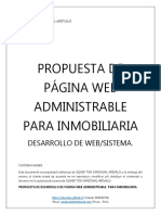 Cotizacion para Pagina Web Administrable