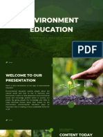 Environment Education: 2360ENTH1511-ENGLISH 2-GROUP 3
