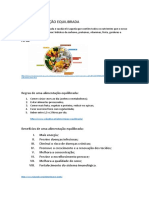 Alimentação equilibrada e suas vantagens