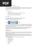 System Analysis and Design