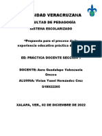 Propuesta para El Proceso de La Experiencia Educativa Práctica Docente - YANELHERNANDEZ