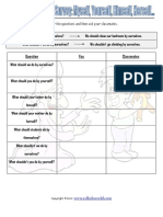 Reflexive Pronoun Survey Worksheet