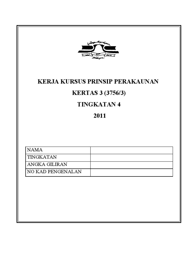 Contoh Kertas Kerja Pdf Kerkosa