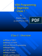 Access VBA Programming For Beginners - Class 1 - : by Patrick Lasu