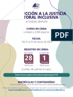 Introducción A La Justicia Electoral Inclusiva