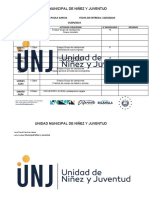 Unidad Municipal de Niñez Y Juventud: Responsable:Paola Garcia FECHA DE ENTREGA: 23/03/2023 01/04/2023