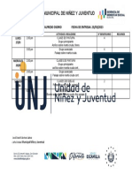 Unidad Municipal de Niñez Y Juventud: Responsable: Alfredo Osorio FECHA DE ENTREGA: 23/03/2023