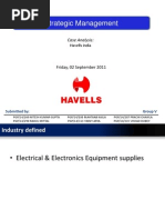 Download  Case Analysis Strategic Management Havells India download to view full presentation by mahtaabk SN63786343 doc pdf