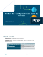 Module 10: Configuration de Base Du Routeur: Présentation Des Réseaux V7.0 (ITN)