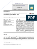 IFRS Framework-Based Case Study - Barrick Gold Corporation-Goodwill For Gold