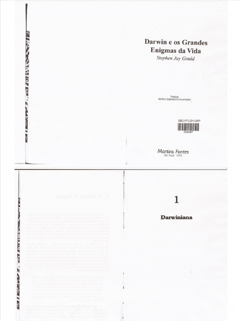 Darwin e Os Grandes Enigmas Da Vida PDF Charles Darwin Karl Marx