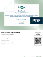 Certificado de Minicurso de Maracujá