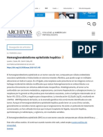 1.1 Hemangioendotelioma Epitelioide Hepático - Archivos de Patología y Medicina de Laboratorio