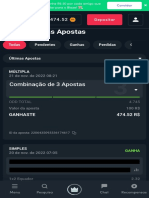 As Minhas Apostas: Combinação de 3 Apostas