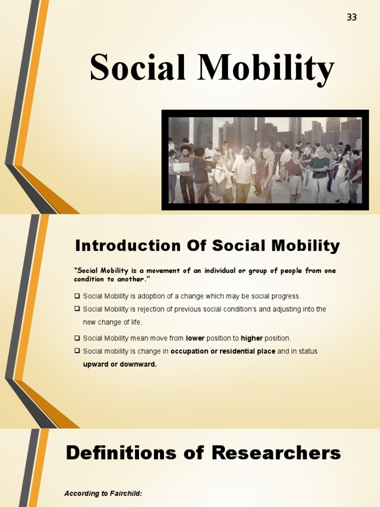 What Is Social Mobility Definition