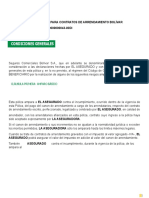 Seguro de Cumplimiento para Contratos de Arrendamiento