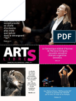 Magazine ARTS LIBRES - supplement journal LA LIBRE du 25 Janvier 2023