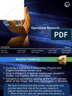 Case Analysis Operations Research Sunshine Tomato Inc [Download to View Full Presentation]