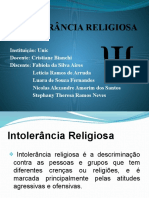 Intolerancia Religiosa Finalizado