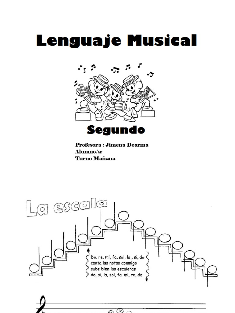 Actividades Lenguaje Musical | Teoría musical | Elementos de la