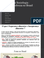 Debate de Sociologia: Fome e Pobreza No Brasil