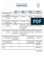 CE2 Programmation Écriture/copie: Semaine 1 Semaine 2 Semaine 3 Semaine 4