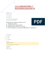 Desarrollo Comunitario y Ciudadania