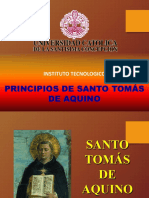 Principios de Santo Tomás de Aquino: Instituto Tecnologico