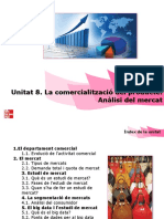 Unitat 8. La Comercialització Del Producte. Anàlisi Del Mercat